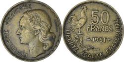 World Coins - Coin, France, Guiraud, 50 Francs, 1951, Paris, , Aluminum-Bronze