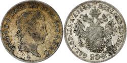 World Coins - Austria, Ferdinand I, 20 Kreuzer, 1840, Vienna, Silver, , KM:2208