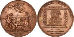 World Coins - France, Medal, Pietas Gallica, 1821, Copper, Gayrard,