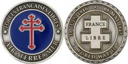 World Coins - France, Medal, Forces Françaises Libres, Métal,