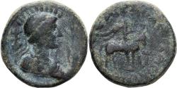 Ancient Coins - Kushan Empire, Vima Takto, Tetradrachm, 55-105, Bronze,