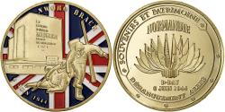 World Coins - France, Medal, Bataille de Normandie - DDAY, Copper-nickel Aluminium,