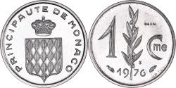 World Coins - Coin, Monaco, Centime, 1976, ESSAI, , Stainless Steel, KM:E68