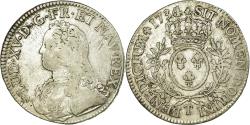 World Coins - Coin, France, Louis XV, Écu aux branches d'olivier, Ecu, 1734, Nantes