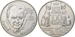 World Coins - France, 100 Francs, André Malraux, 1997, MDP, Silver, , Gadoury:954