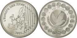 World Coins - France, Medal, L'Europe des XXVII, La Victoire, 2015, , Nickel