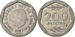 World Coins - Spain, Juan Carlos I, 200 Pesetas, 1987, Madrid, Copper-nickel,