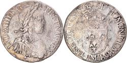 World Coins - Coin, France, Louis XIV, Écu à la mèche longue, 1652, Toulouse,