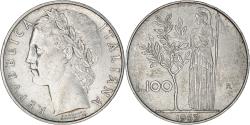 World Coins - Coin, Italy, 100 Lire, 1963, Rome, , Stainless Steel, KM:96.1