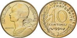 World Coins - France, Marianne, 10 Centimes, 1994, Paris, , Aluminum-Bronze, KM:929