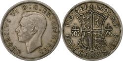 World Coins - Great Britain, George VI, 1/2 Crown, 1948, Copper-nickel, , KM:879