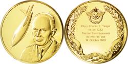World Coins - France, Medal, L'Histoire de la Conquête de l'Air, Major Charles E. Yaeger