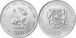 World Coins - Somalia, 10 Shillings / Scellini, 2000, Nickel Clad Steel, , KM:93