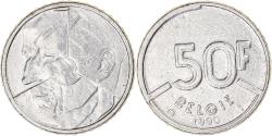 World Coins - Coin, Belgium, 50 Francs, 50 Frank, 1990