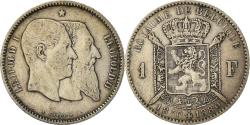World Coins - Coin, Belgium, Leopold II, Franc, 1880, , Silver, KM:38