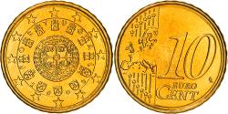 World Coins - Portugal, 10 Euro Cent, 2009, Lisbon, , Brass, KM:763