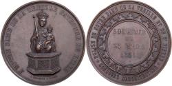 World Coins - France, Medal, Notre-Dame de la Treille, Lille, 1856, Copper, Lecomte,