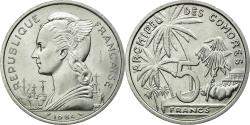 World Coins - Coin, Comoros, 5 Francs, 1964, Paris, , Aluminium, Lecompte:36
