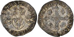 World Coins - Coin, France, Henri II, Douzain aux croissants, 1550, Montélimar,
