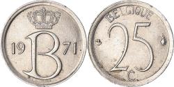 World Coins - Coin, Belgium, 25 Cents, 1971