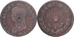 World Coins - Coin, France, Dupré, 5 Centimes, AN 5, Paris, , Copper, Gadoury:126