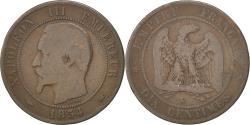World Coins - Coin, France, Napoleon III, Napoléon III, 10 Centimes, 1854, Bordeaux