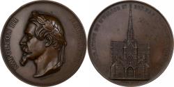 World Coins - France, Medal, Napoleon III, Consecration of St-Bernard Church, 1861