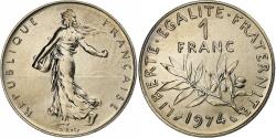 World Coins - France, Franc, Semeuse, 1974, Paris, Chouette, Nickel, , Gadoury:474