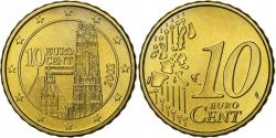 World Coins - Austria, 10 Euro Cent, 2002, Vienna, Nordic gold, , KM:3085