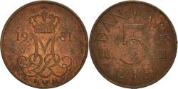 World Coins - Coin, Denmark, Margrethe II, 5 Öre, 1981, Copenhagen, , Copper Clad