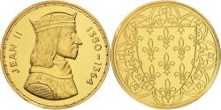 World Coins - France, Medal, Jean II, History, , Vermeil
