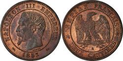 World Coins - Coin, France, Napoleon III, Napoléon III, 2 Centimes, 1853, Rouen,