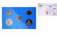 World Coins - Coin, France, Coffret Folon 1 fr. à 100 frs., 1989, MDP, FDC, 752/3000