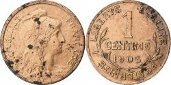 World Coins - France, Centime, Dupuis, 1903, Paris, Bronze, , Gadoury:90, KM:840