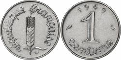 World Coins - France, Centime, Épi, 1969, Paris, Stainless Steel, , Gadoury:91