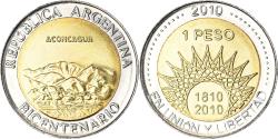 World Coins - Coin, Argentina, Peso, 2010, , Bi-Metallic, KM:157