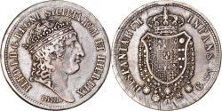 World Coins - Coin, ITALIAN STATES, NAPLES, Ferdinando I, 120 Grana, 1818, , Silver