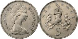 World Coins - Great Britain, Elizabeth II, 5 New Pence, 1979, Copper-nickel, , KM:911