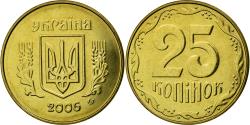 World Coins - Coin, Ukraine, 25 Kopiyok, 2006, Kyiv, AU(55-58), Aluminum-Bronze, KM:2.1b