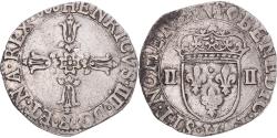 World Coins - Coin, France, Henri IV, 1/4 Ecu, 1606, La Rochelle, , Silver