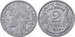 World Coins - Coin, France, Morlon, 2 Francs, 1945, Beaumont - Le Roger, , Aluminum