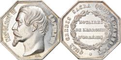 World Coins - France, Token, Notary, Napoléon III, Notaires de l'Arrondissement d'Orléans
