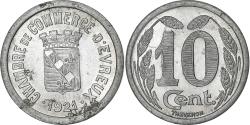 World Coins - France, Chambre de commerce d'Evreux, 10 Centimes, 1921, , Aluminium