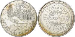 World Coins - France, 10 Euro, Nord-Pas De Calais, 2011, Monnaie de Paris, Silver,