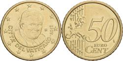 World Coins - Vatican, Benedict XVI, 50 Euro Cent, 2013, Rome, Brass, , KM:387