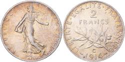 World Coins - Coin, France, Semeuse, 2 Francs, 1914, Castelsarrasin, , Silver