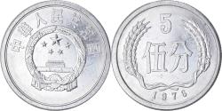World Coins - Coin, China, 5 Fen, 1976