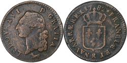 World Coins - France, Louis XVI, Sol, 1782, Orléans, Copper, , Gadoury:350