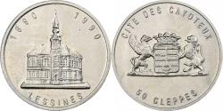 World Coins - Belgium, Token, 50 Cleppes - Lessines, 1990, Nickel,
