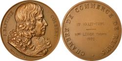 World Coins - France, Medal, Colbert, Chambre de Commerce de Reims, 1969, Depaulis,